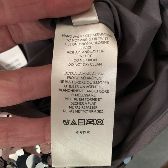 Maeve Silver Sequin Wide Leg Jumpsuit - Picture 10 of 10